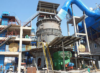 Bauxite grinding production line in Yangquan, Shanxi.