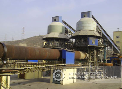 Vertical preheater for calcination process equipment