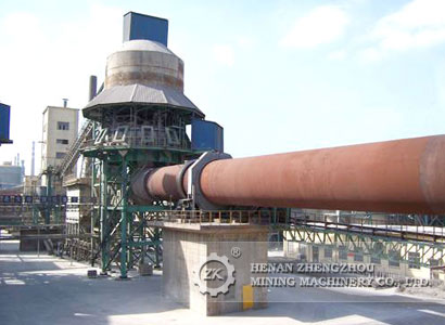 Lime rotary kiln calcination system