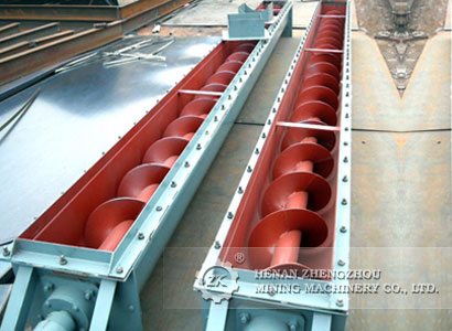 Shaft / shaftless screw conveyor 