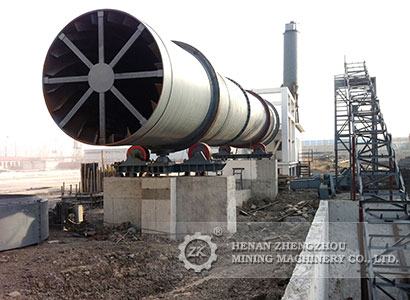 Rotary Dryer for Sludge Dewatering