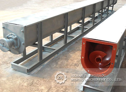 The application of U-type screw conveyor