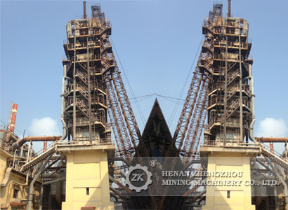 Comparison of Calcination of Rotary Kiln and Vertical Kiln